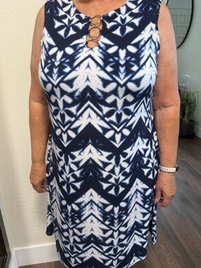JM Collection Navy Dress